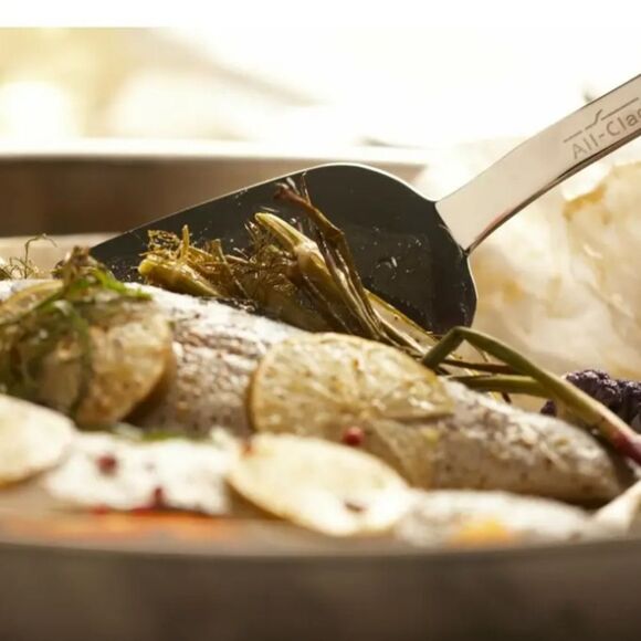 All- Clad Cook & Serve Stainless Steel Fork - Picture 4 of 6